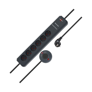 Brennenstuhl Stekkerdoos 6-voudig | Brennenstuhl | 2 meter (Voetschakelaar) 1159450616 K010813321 - 2