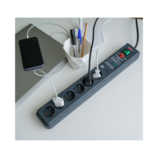 Brennenstuhl Stekkerdoos 6-voudig | Brennenstuhl | 3 meter (Overspanningsbeveiliging, 15.000 A, Schakelaar) 1159540376 K010813327 - 8