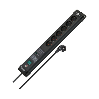 Brennenstuhl Stekkerdoos 6-voudig | Brennenstuhl | 3 meter (Overspanningsbeveiliging, 60.000 A, Schakelaar) 1951160401 K060401146 - 2