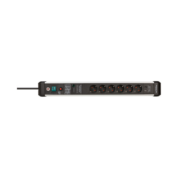 Brennenstuhl Stekkerdoos 6-voudig | Brennenstuhl | 3 meter (Overspanningsbeveiliging, 60.000 A, Schakelaar, 2 USB poorten) 1391010620 K060401137 - 3