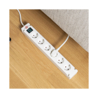 Brennenstuhl Stekkerdoos 6-voudig | Brennenstuhl | 3 meter (Schakelaar, Kindveilig, Wandmontage, Wit) 1150650326 K120601123 - 6