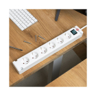 Brennenstuhl Stekkerdoos 6-voudig | Brennenstuhl | 3 meter (Schakelaar, Kindveilig, Wandmontage, Wit) 1150650326 K120601123 - 7