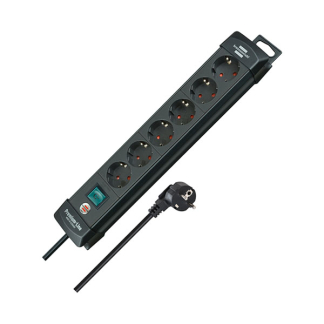 Brennenstuhl Stekkerdoos 6-voudig | Brennenstuhl | 3 meter (Schakelaar, Zwart) 1951160100 K010813306 - 2