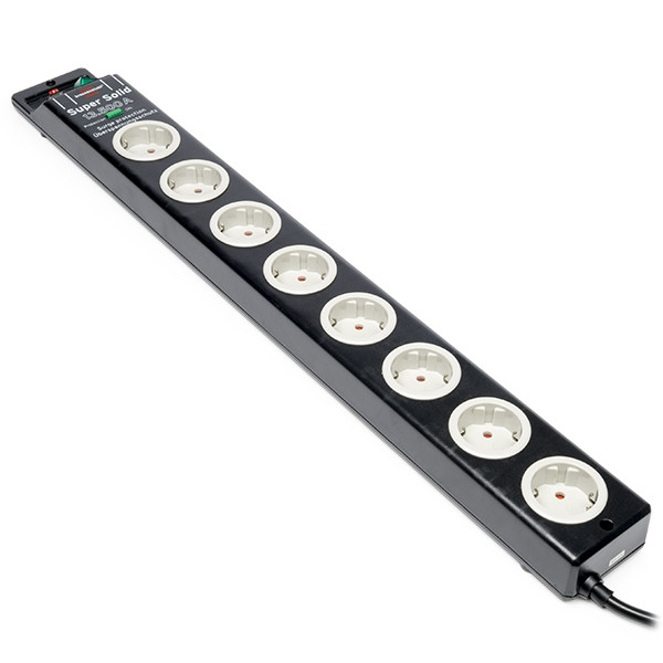 Brennenstuhl Stekkerdoos 8-voudig | Brennenstuhl | 2.5 meter (Overspanningsbeveiliging, 13.500 A, Zwart) 1153380318 K010813411 - 1