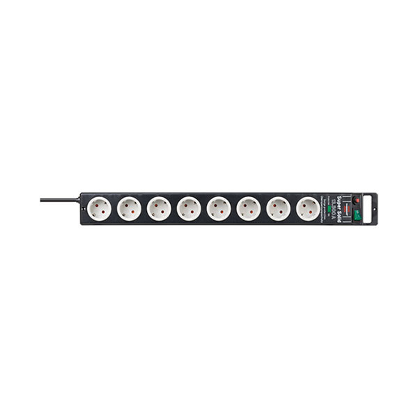 Brennenstuhl Stekkerdoos 8-voudig | Brennenstuhl | 2.5 meter (Overspanningsbeveiliging, 13.500 A, Zwart) 1153380318 K010813411 - 4