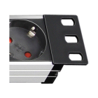 Brennenstuhl Stekkerdoos 8-voudig | Brennenstuhl | 2 meter (19 inch, 1U, Schakelaar, Aluminium) 1390007018 K010813801 - 3