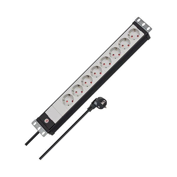 Brennenstuhl Stekkerdoos 8-voudig | Brennenstuhl | 3 meter (19 inch) 1156057028 K120300092 - 2