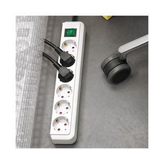 Brennenstuhl Stekkerdoos 8-voudig | Brennenstuhl | 3 meter (Schakelaar, Wit) 1159320018 K010813401 - 6