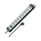 Brennenstuhl Stekkerdoos 8-voudig | Brennenstuhl | 3 meter (Schakelaar, Zwart/Wit) 1951580100 K010813405 - 2