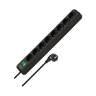 Brennenstuhl Stekkerdoos 8-voudig | Brennenstuhl | 3 meter (Schakelaar, Zwart) 1159300018 K010813400 - 2