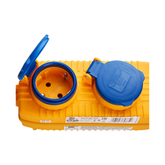 Brennenstuhl Stekkerdoos bouwplaats | Brennenstuhl | 5 meter (4-voudig, IP54) 1169200010 A010813123 - 2
