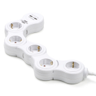 Brennenstuhl Stekkerdoos met USB | Brennenstuhl | 1.4 meter (5-voudig, 2x USB A, Flexibel) 1155350210 A120300090 - 1