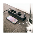 Brennenstuhl Stekkerdoos met USB | Brennenstuhl | 1.5 meter (4-voudig, Schakelaar, Zwart) 1153240006 A120300085 - 6