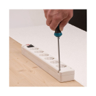 Brennenstuhl Stekkerdoos met USB | Brennenstuhl | 3 meter (5-voudig, Schakelaar, Wit) 1150660325 A120300089 - 5