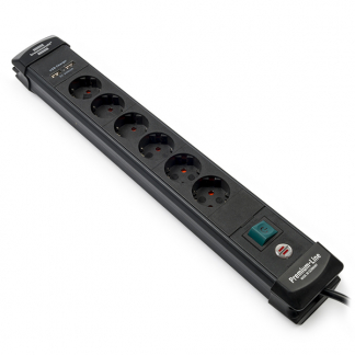 Brennenstuhl Stekkerdoos met USB | Brennenstuhl | 3 meter (6-voudig, 2x USB A, Schakelaar) 1951160601 A010813310