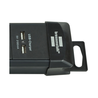 Brennenstuhl Stekkerdoos met USB | Brennenstuhl | 3 meter (6-voudig, 2x USB A, Schakelaar) 1951160601 A010813310 - 4