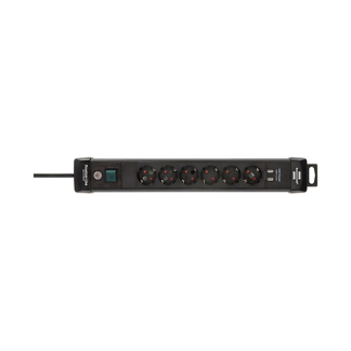 Brennenstuhl Stekkerdoos met USB | Brennenstuhl | 3 meter (6-voudig, 2x USB A, Schakelaar) 1951160602 A170202710 - 3