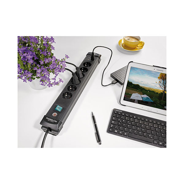 Brennenstuhl Stekkerdoos met USB | Brennenstuhl | 3 meter (6-voudig, Schakelaar) 1951160601 A010813310 - 8