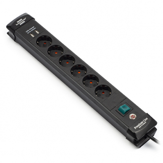 Brennenstuhl Stekkerdoos met USB | Brennenstuhl | 3 meter (6-voudig, Schakelaar) 1951160602 A170202710 - 