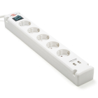 Brennenstuhl Stekkerdoos met USB - Brennenstuhl - 3 meter (5-voudig, Schakelaar, Wit) 1150660325 A120300089 Brennenstuhl Stekkerdoos met USB - Brennenstuhl - 3 meter (5-voudig, Schakelaar, Wit) 1150660325 A120300089