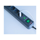 Brennenstuhl Stekkerdoos met overspanningsbeveiliging | Brennenstuhl | 1.5 meter (6-voudig, 13.500 A, Antraciet) 1159700015 A010813312 - 8