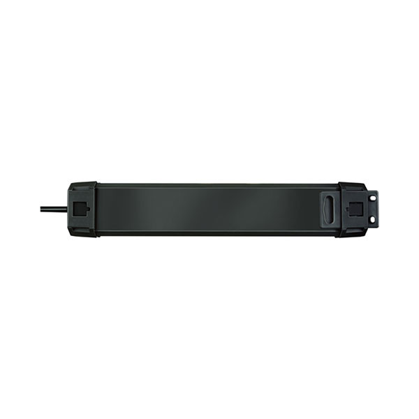 Brennenstuhl Stekkerdoos met overspanningsbeveiliging | Brennenstuhl | 3 meter (6-voudig, 60.000 A, 2 USB poorten, Aluminium) 1951160606 A060401149 - 4