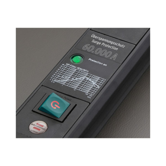 Brennenstuhl Stekkerdoos met overspanningsbeveiliging | Brennenstuhl | 3 meter (6-voudig, 60.000 A, 2 USB poorten, Aluminium) 1951160606 A060401149 - 7