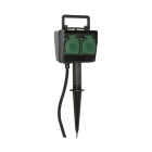 Brennenstuhl Tuincontactdoos | Brennenstuhl | 4-voudig (Grondpen, 1.4 meter) 1154440 K060401119 - 3