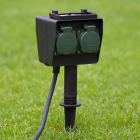 Brennenstuhl Tuincontactdoos | Brennenstuhl | 4-voudig (Grondpen, 10 meter) 1154450 K060401120 - 1