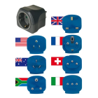 Brennenstuhl Universele reisstekkerset | Brennenstuhl | Type C en F naar Type B, G, E, I, J, M en L (Geaard) 1508160 K050801001 - 2