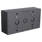 Busch Jaeger Afdekraam | Busch-Jaeger | Future Linear (2-voudig, Opbouw, Zwart) 66.055.32 K180107953 - 2