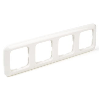 Busch Jaeger Afdekraam | Busch-jaeger | Reflex (4-voudig, Wit) 66.001.24 K180106657