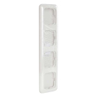 Busch Jaeger Afdekraam | Busch-jaeger | Reflex (4-voudig, Wit) 66.001.24 K180106657 - 3