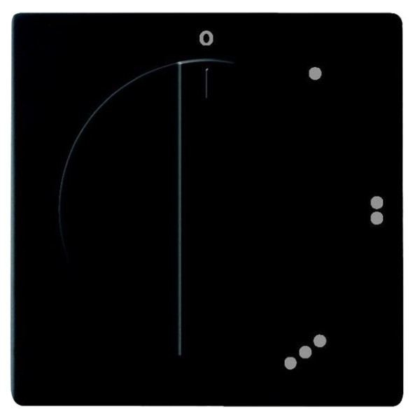 Busch Jaeger Centraalplaat | Busch-Jaeger | Future Linear | 3 standen (Zwart) 66.055.16 K180107947 - 1
