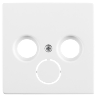 Busch Jaeger Centraalplaat | Busch-Jaeger | Future Linear (2 poorten, Radio, Televisie, Wit) 58.060.82 K180107945