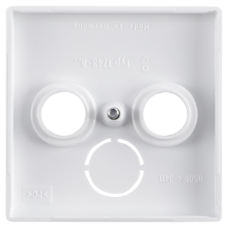 Busch Jaeger Centraalplaat | Busch-Jaeger | Future Linear (2 poorten, Radio, Televisie, Wit) 58.060.82 K180107945 - 3