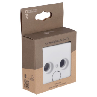 Busch Jaeger Centraalplaat | Busch-Jaeger | Future Linear (2 poorten, Radio, Televisie, Wit) 58.060.82 K180107945 - 4