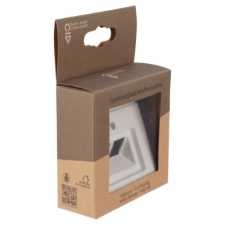 Busch Jaeger Centraalplaat | Busch-Jaeger | Future Linear (2 poorten, TAE, UAE, USB, Wit) 58.060.56 K180107941 - 3