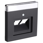 Busch Jaeger Centraalplaat | Busch-Jaeger | Future Linear (2 poorten, TAE, UAE, USB, Zwart) 66.055.56 K180107942 - 1