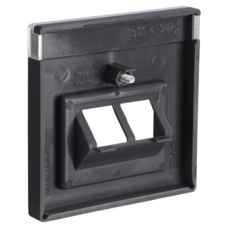 Busch Jaeger Centraalplaat | Busch-Jaeger | Future Linear (2 poorten, TAE, UAE, USB, Zwart) 66.055.56 K180107942 - 3