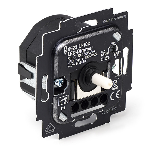 Busch Jaeger Led dimmer | Busch-Jaeger (Inbouw, 2 tot 100W) 34522 66.000.90 K180106675 - 1