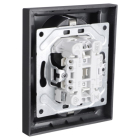 Busch Jaeger Stopcontact | Busch-Jaeger | Future Linear (Geaard, 2-voudig, Zwart) 66.055.50 K180107939 - 3