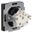 Busch Jaeger Stopcontact | Busch-Jaeger | Future Linear (Geaard, Zwart) 66.055.42 K180107938 - 2