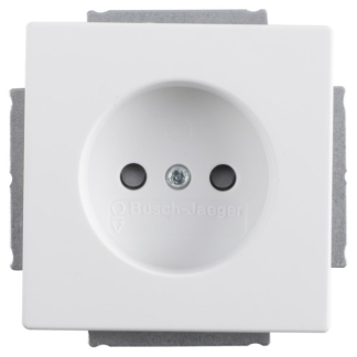 Busch Jaeger Stopcontact | Busch-Jaeger | Future Linear (Inbouw, Wit) 58.060.40 K180107935
