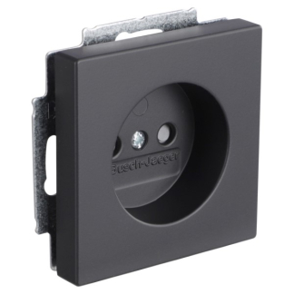 Busch Jaeger Stopcontact | Busch-Jaeger | Future Linear (Ongeaard, Zwart) 66.055.40 K180107937 - 1
