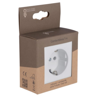 Busch Jaeger Stopcontact | Busch-Jaeger | Future Linear (Randaarde, Wit) 58.060.42 K180107936 - 4