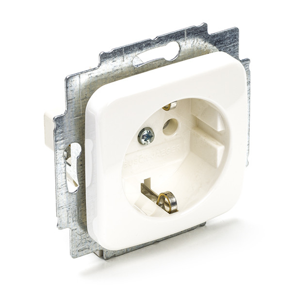 Busch Jaeger Stopcontact | Busch-Jaeger | Reflex (Inbouw, Randaarde, Wit) 34631 6600142 K180106004 - 1