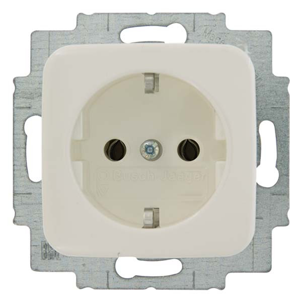 Busch Jaeger Stopcontact | Busch-Jaeger | Reflex (Inbouw, Randaarde, Wit) 34631 6600142 K180106004 - 2