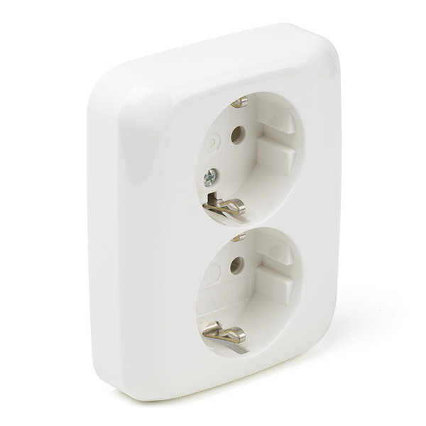 Busch Jaeger Stopcontact | Busch-Jaeger | Reflex (Inbouw, Randaarde, Wit) 34634 66.001.50 K180106615 - 1