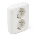 Busch Jaeger Stopcontact | Busch-Jaeger | Reflex (Inbouw, Randaarde, Wit) 34634 66.001.50 K180106615 - 1